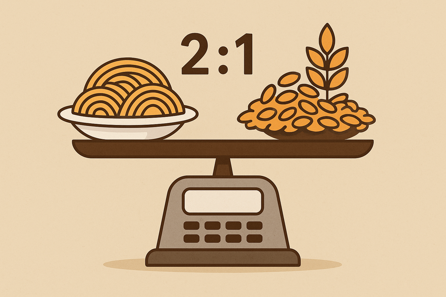 Günlük makro besin dağılımında yağ oranını gösteren illustrasyon