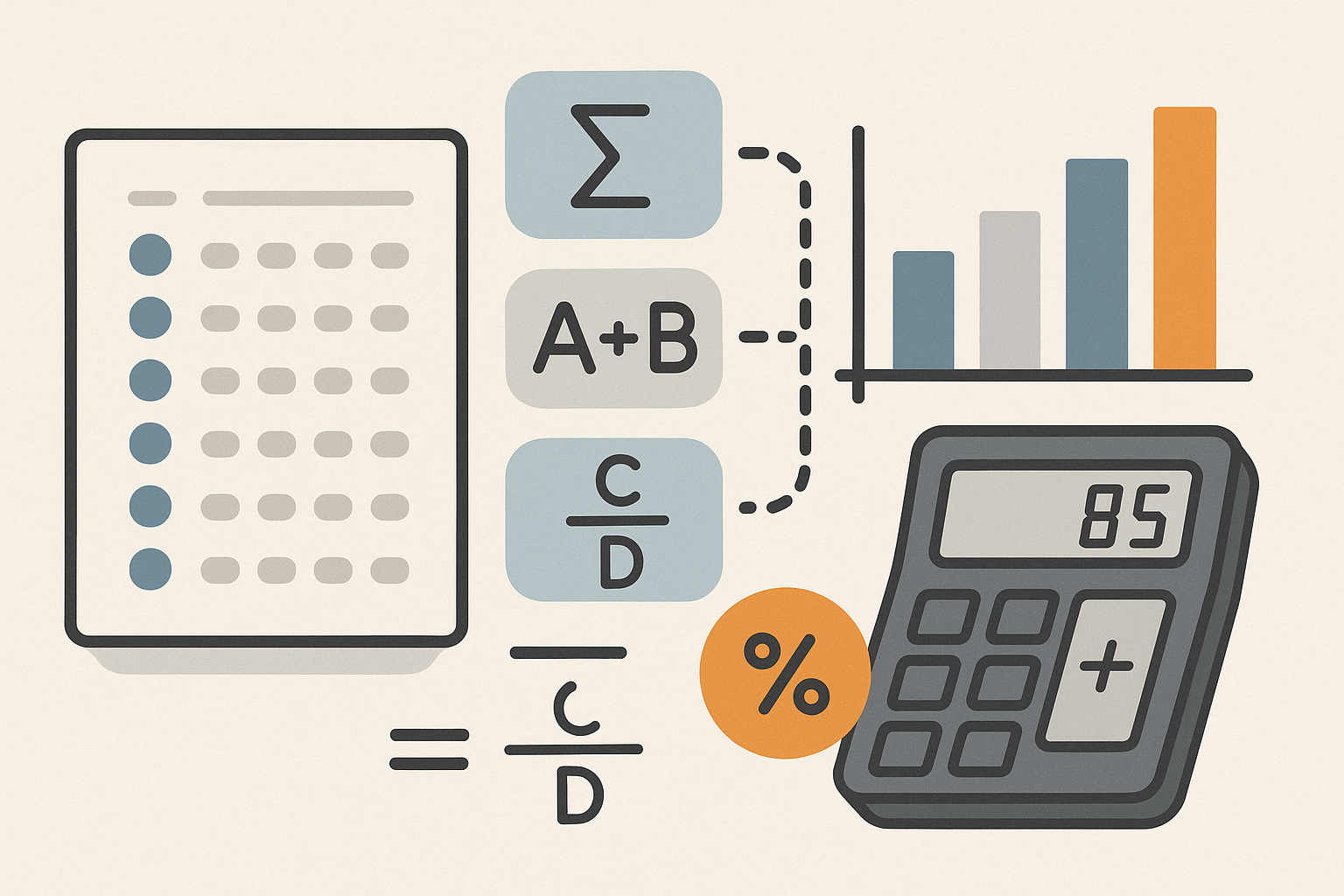 DGS Türkçe ve Matematik netlerinden Sayısal, Sözel ve Eşit Ağırlık puanlarına geçişi gösteren hesaplama görseli