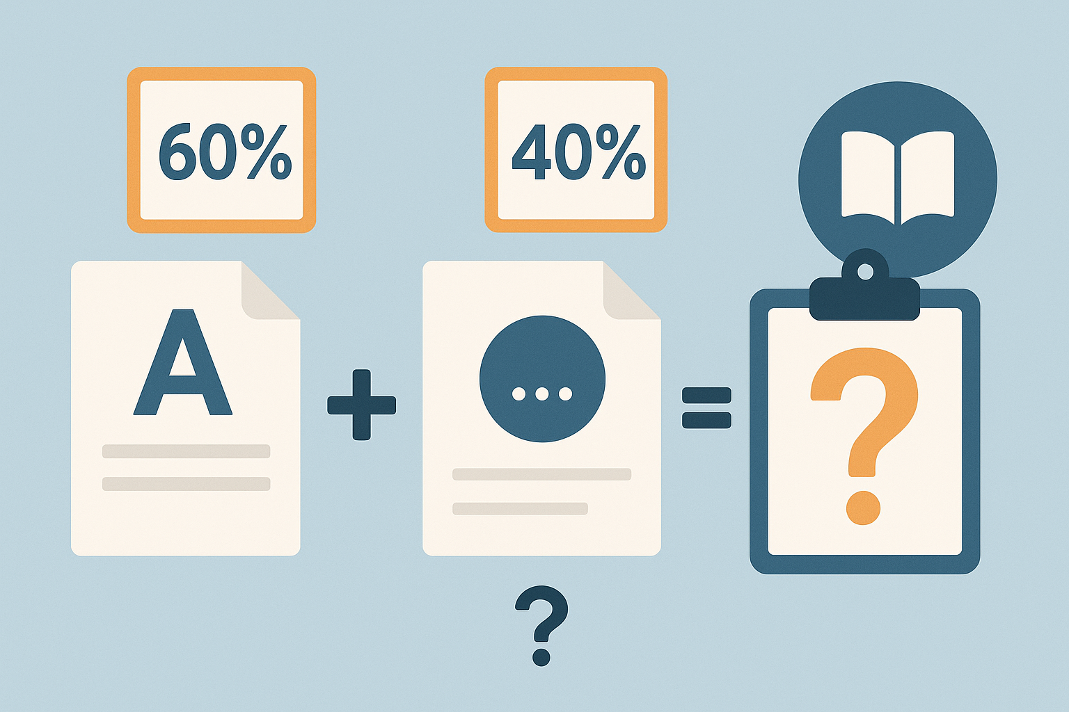 Vize, ödev ve final ağırlıklarına göre finalde kaç alınması gerektiğini anlatan görsel