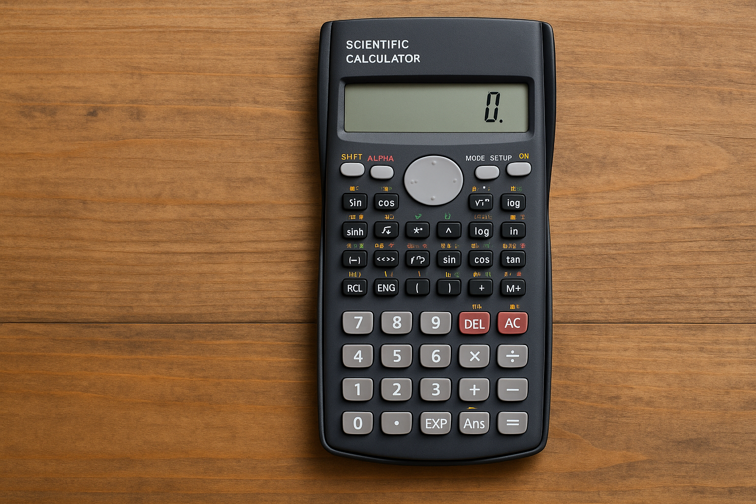 Fonksiyon tanımlama ve f(x) giriş alanını gösteren fonksiyonlu bilimsel hesap makinesi arayüzü