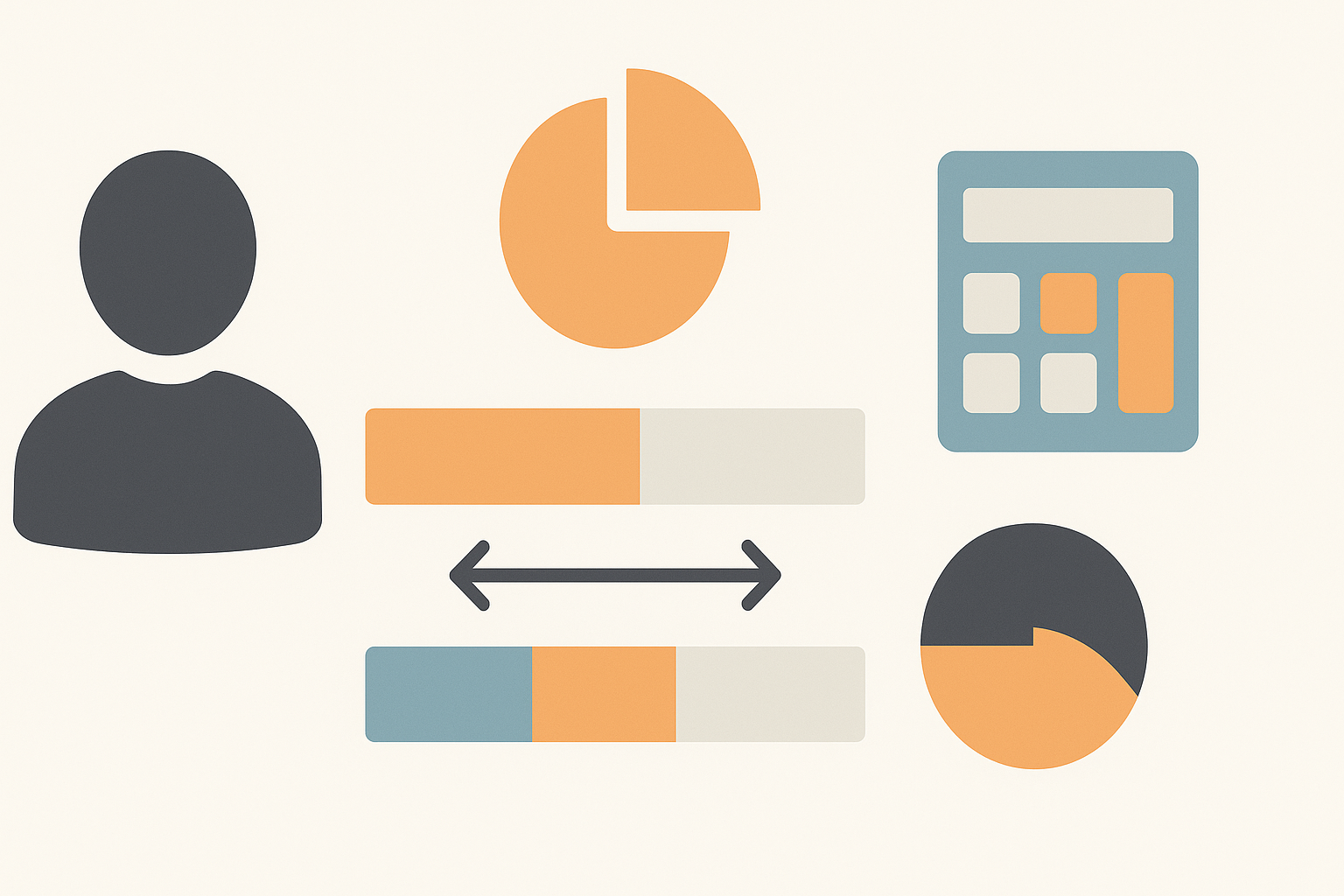 Doğru ve ters orantı formülleriyle oran orantı hesaplama adımlarını gösteren şema