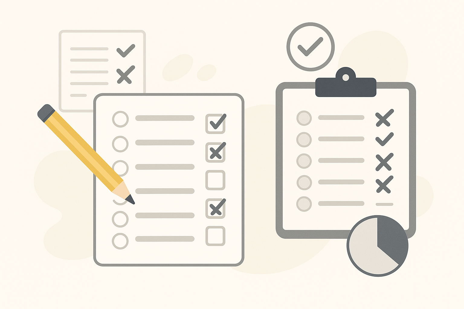 Doğru ve yanlış sayısına göre test neti hesaplama görseli